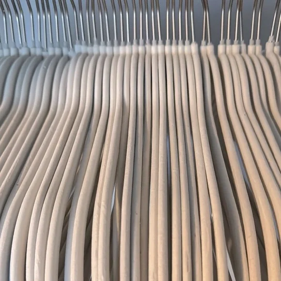 63 light grey felt Clothes Hangers EUC - Picture 4 of 5